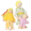 Wooden Dollhouse People for Kids Movable Cultivate Imagination Doll House