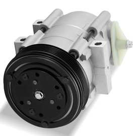 SYKRSS Air Conditioning A/C Compressor with Clutch Compatible with Ford F-150 1997-2006, F-150 Heritage 2004, V6 4.2L