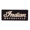 Indian Motorcycle Embroidered Script Logo Patch, Black