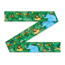 PD-Party 7033052 Party Tape, Jungle, 1200 cm