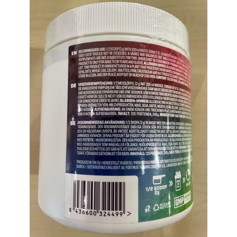 AK-47 Labs Pre-Workout Paranoia - 240 g Tigers Blood