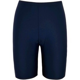 Firpearl Pantalones cortos de natación para mujer, UPF50+, pantalones cortos deportivos de talla grande, tankini, marino, 14