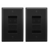 LIDER Combination Dual Dimmer Light Switch Control, 2 Sliding Light