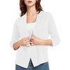 Urban CoCo Women's 3/4 Sleeve Open Front Knit Cardigan Sweater