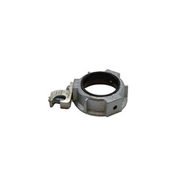 1 1/4" Insulated Grounding Bushing with Adjustable Lay-in Lug - Rigid/IMC Conduit Fitting - Zinc Plated Malleable Iron - Threaded - Ground/Bond Bushing -1-Pack