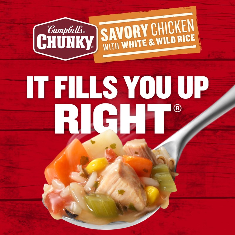Campbell's Chunky Soup, Savory Chicken with White and Wild Rice