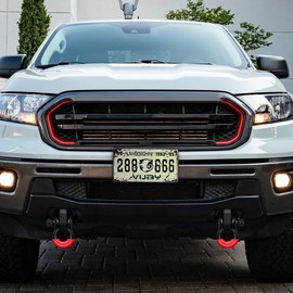 Vijay Front Tow Hook Mount Bracket and D-Ring Fit 2019-2023 Ford Ranger