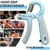 Hand Grips Strengthener with Count, Finger Handgrip Wrist Squeezer Exerciser