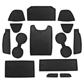 Auovo (Honda New ZR-V/ZRV RZ3, RZ4, RZ5, RZ6, RZ Series, April 2023 and up), Interior Rubber Mat, Rubber Mat, Door Pocket Mat, Console Mat, Anti-Slip, Backside Anti-Slip, Interior Custom Parts,