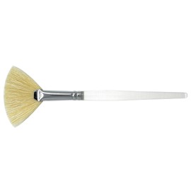 APPEARUS Boar Bristle Facial Fan Brush – Professional Face Mask & Acid Peel Applicator, Esthetician Spa Skincare Tool (1-Pack)