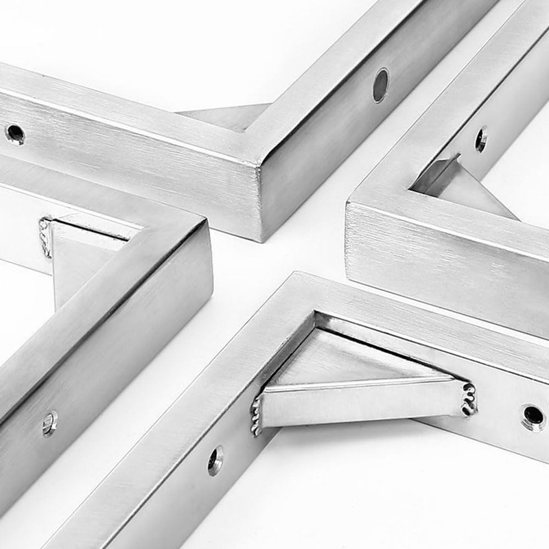 2 Pcs Shelf Bracket Wall Mount Triangle Shelf Brackets Right