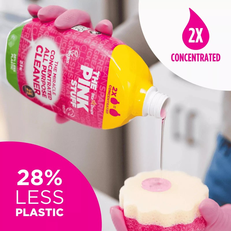 ✅ The Pink Stuff, Miracle 2x Concentrated All Purpose Floor