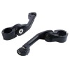 TCMT Matte Black 1 1/4" Adjustable Highway Long Angled Foot