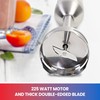 Total Chef Immersion Blender - Electric Handheld Stick Mixer with