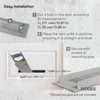 Vent Systems 11.81 x 1.57 (Outer Size) Rectangular Door Vent