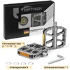 toptrek Bicycle Pedals Silver with StVZO Approved Reflectors, CNC Aluminium