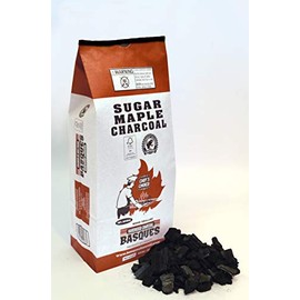 Stump Chunks: Sugar Maple Lump Charcoal for Grilling - Fast-Lighting & Hot-Burning Hardwood Charcoal Briquettes - Natural Hardwood Lump Charcoal for Smoker - Small Bag (8.8 lb)