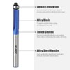 Flush Trim Router Bit 1/4 Inch Shank, Straight Flush Trim