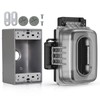 ELEGRP 1 Gang Weatherproof Exterior in Use Outlet Cover and