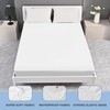TEXTURE & LOOMS Waterproof Mattress Protector, Bamboo Full Size Mattress