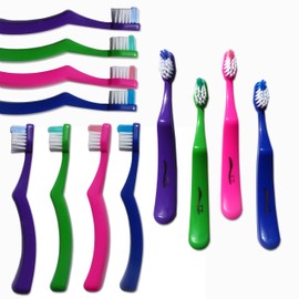 20 Children's Toothbrushes ~ Bulk Packs Kids Manual Brushes (Tiny Teeth)