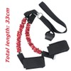Elastic Rope,Training Belt,Kickback Strap,Hip or Leg Tension Elastic Rope,Ankle Resistance