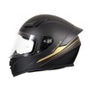 OTS Dual Clear & Tinted Visor Full Face DOT Motorcycle