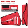 ROCHOOF Combination Wrench Set,16-Piece SAE Wrench Set 12-Point Chrome Vanadium