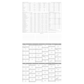 Alpha Edition - Damploks 2025 Brochure Calendar, 30 x 30 cm, Wall Calendar with Space for Notes and Appointments, Pictures of Steam Engines, Monthly Overview and Holiday Dates DE/AT/CH