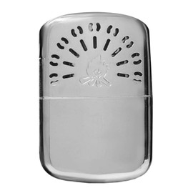 SRT Handy Warmer Oil Filled Cairo for Fishing, Golf, Sports Watching 13 Hours, Eco Cairo, Silver