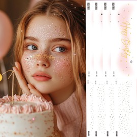 Glitter Freckles Face Tattoo, Makeup Patch,Sparkle Faux Freckles Waterproof Temporary Tattoos Cute Glitter Makeup Accessories For Party Concert Festival - 8 Pcs