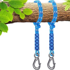 SKIKHN Schaukel Baumbefestigung Seil,2 Stück 0.6M Seil für Schaukel,Hängematte Befestigung Hält 400kg mit Karabiner,für Innen- und Außenbereich,Hängematte,Baumschaukel und Vogelnestschaukel