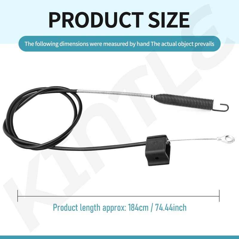 KINTLE 137-4759 Blade Brake Cable Compatible with Exmark Toro 30inch