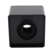 Mic Flag, Cube Shaped Portable Black 41mm Diameter Microphone Logo