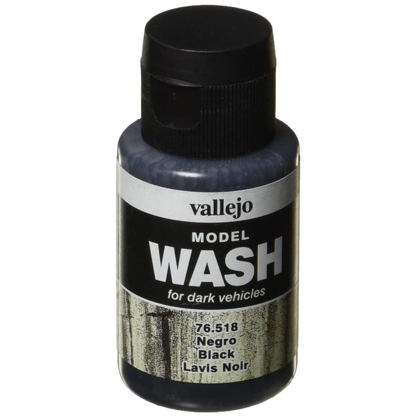 Vallejo Model Color 35 ml Wash Paints - Black