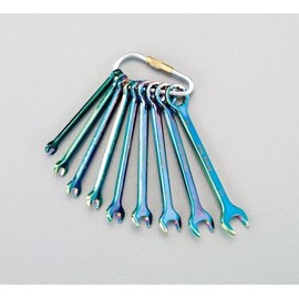 Set of 9 / 0.2 - 0.4 inch (4 - 9 mm) Single Spanner (Mini)