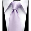 ZENXUS Extra Long Solid Tie for Men Big and Tall,