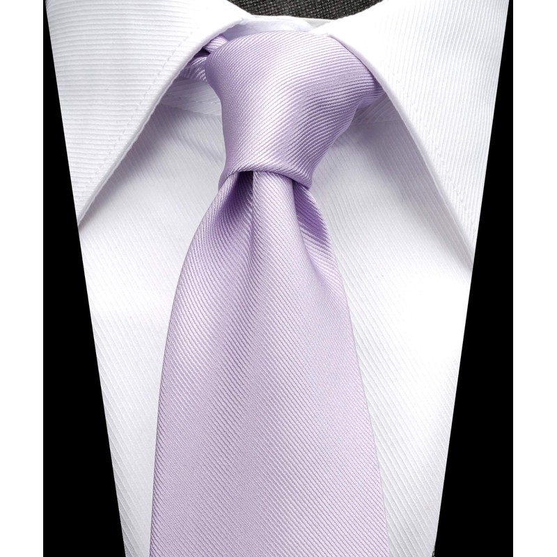 ZENXUS Extra Long Solid Tie for Men Big and Tall,