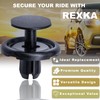 Rexka 10pcs Radiator Splash Shield Front Fender Liner Push-Type Retainer