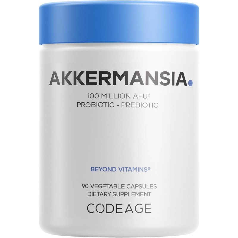 Codeage Akkermansia Muciniphila Suplemento probiótico Suministro de 3 meses de