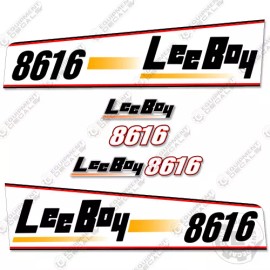 Aftermarket Fits LeeBoy 8616 Decal Kit Asphalt Paver Equipment Decals - 7 YEAR VINYL!