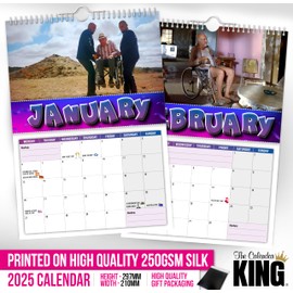 Hector Salamanca - 2025 Wall Calendar // Christmas/Birthday/Gift Idea/Present/Novelty/Humour/Secret Santa/Year Planner/Office Gift