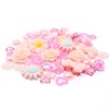 Wedding Touches 80 Mix Light Pink Shabby Chic Resin Flatbacks