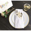 160 Piece Gold Plastic Silverware Set - Reusable & Recyclable