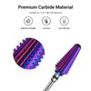MelodySusie Professional Tornado Nail Drill Bits, 3/32'' Carbide Tungsten Multi-function
