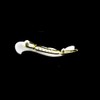 Set of 2 Paisley Clip 42 x 13 in White