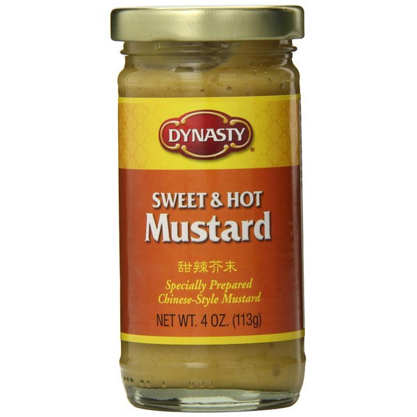 Dynasty Sweet & Hot Mustard, 4-Ounce (Pack of 12)