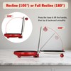 KEINVE 1000W Pizza Maker, 2-in-1 Indoor Griddle and Pizza Cooker,