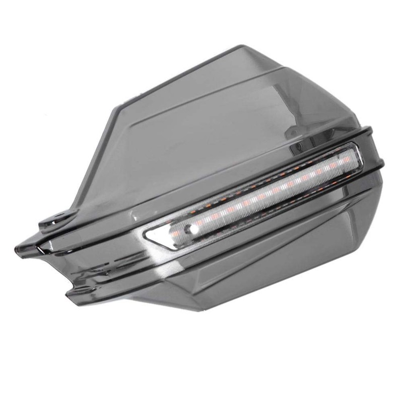 Akozon Motorcycle Handlebar Guards Windshield Windproof Handguards Protector Universal Led