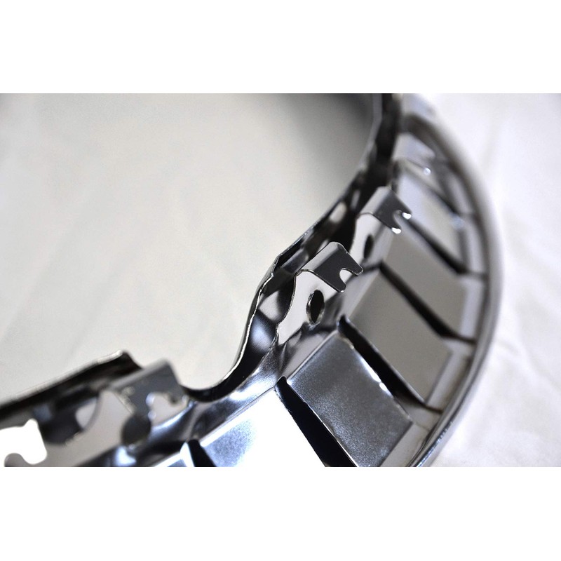 4-Pack of 15' Chrome Steel 1 1/2' Deep Wheel Rings